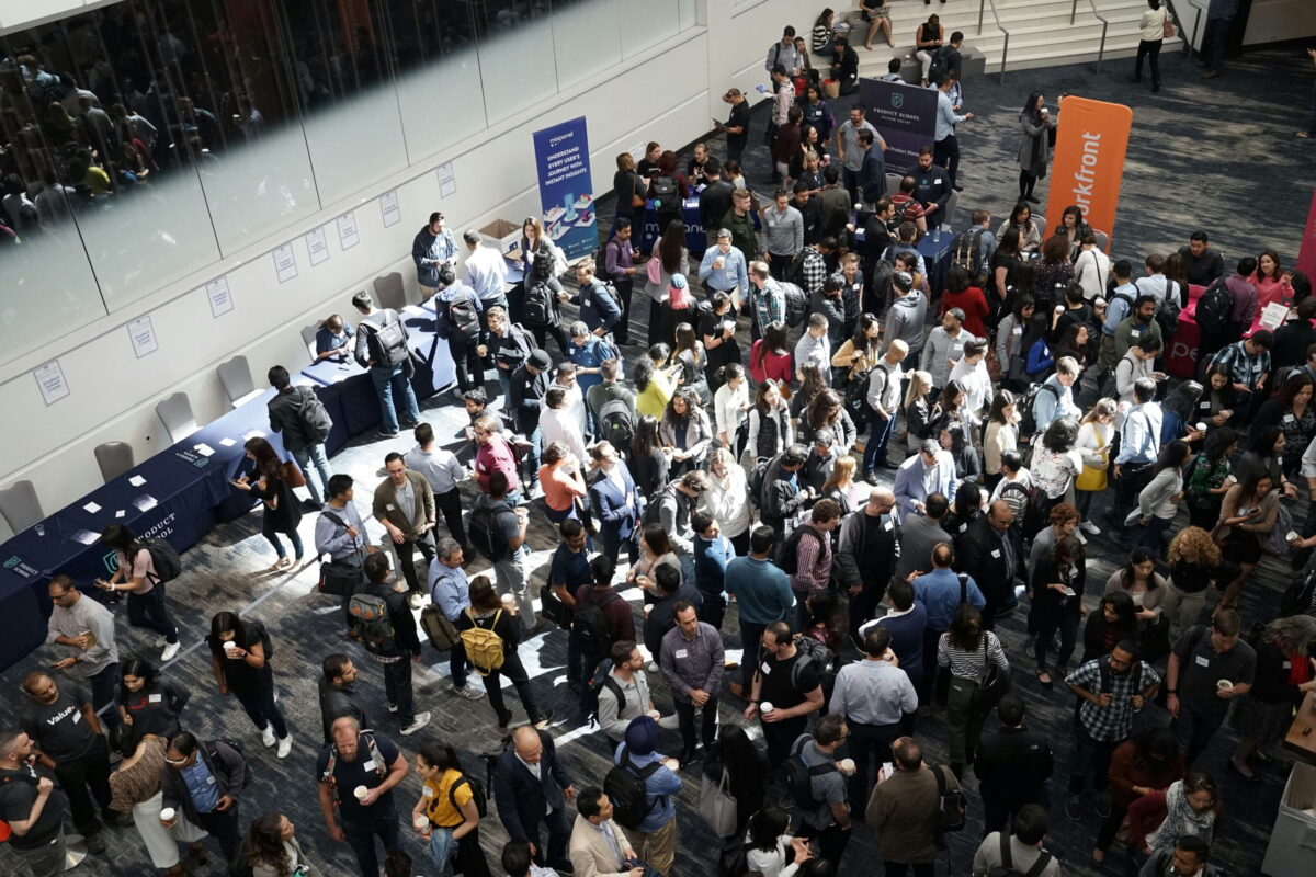 Conference crowd