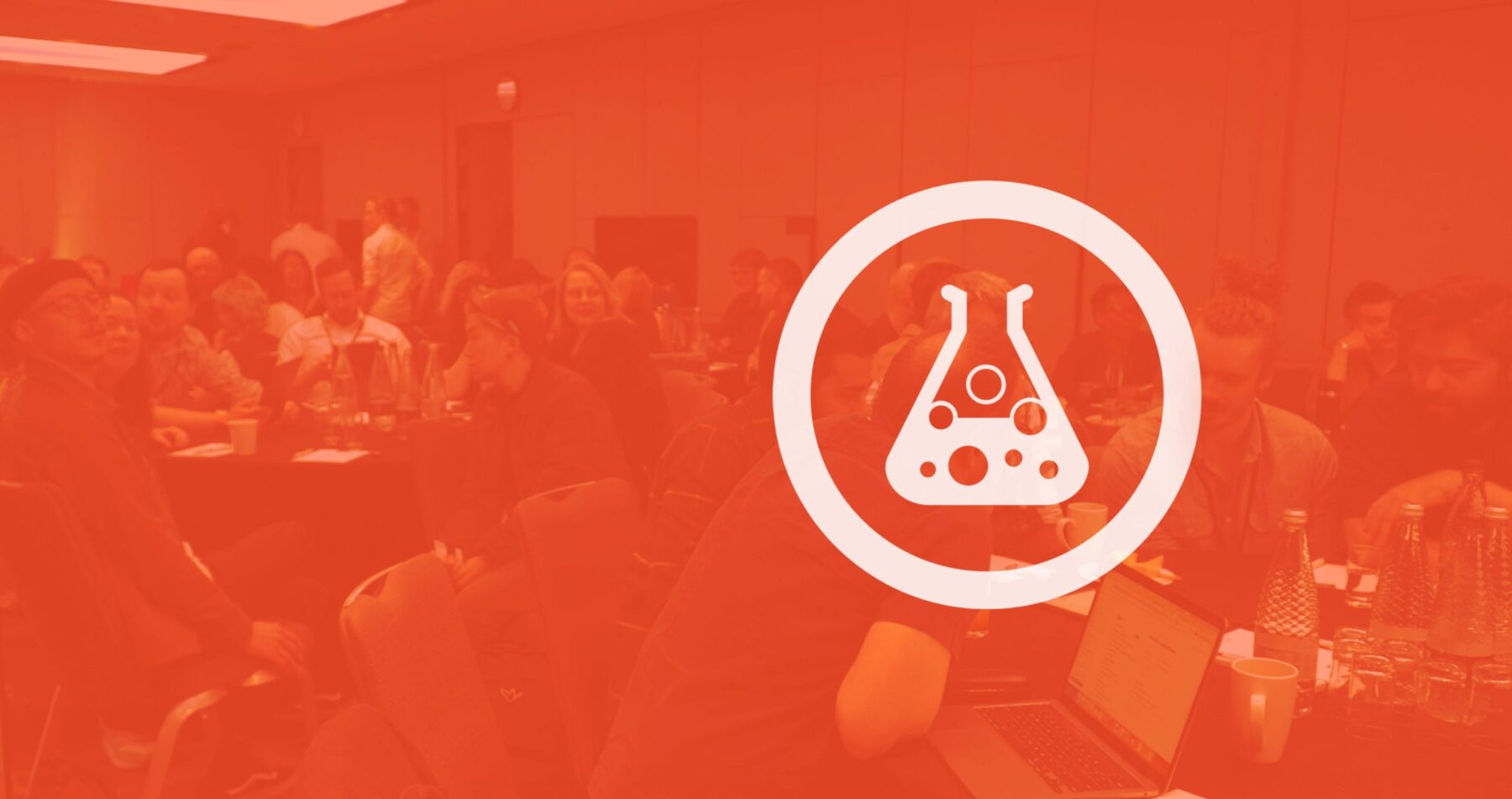Smartlab logo on a Siso event background