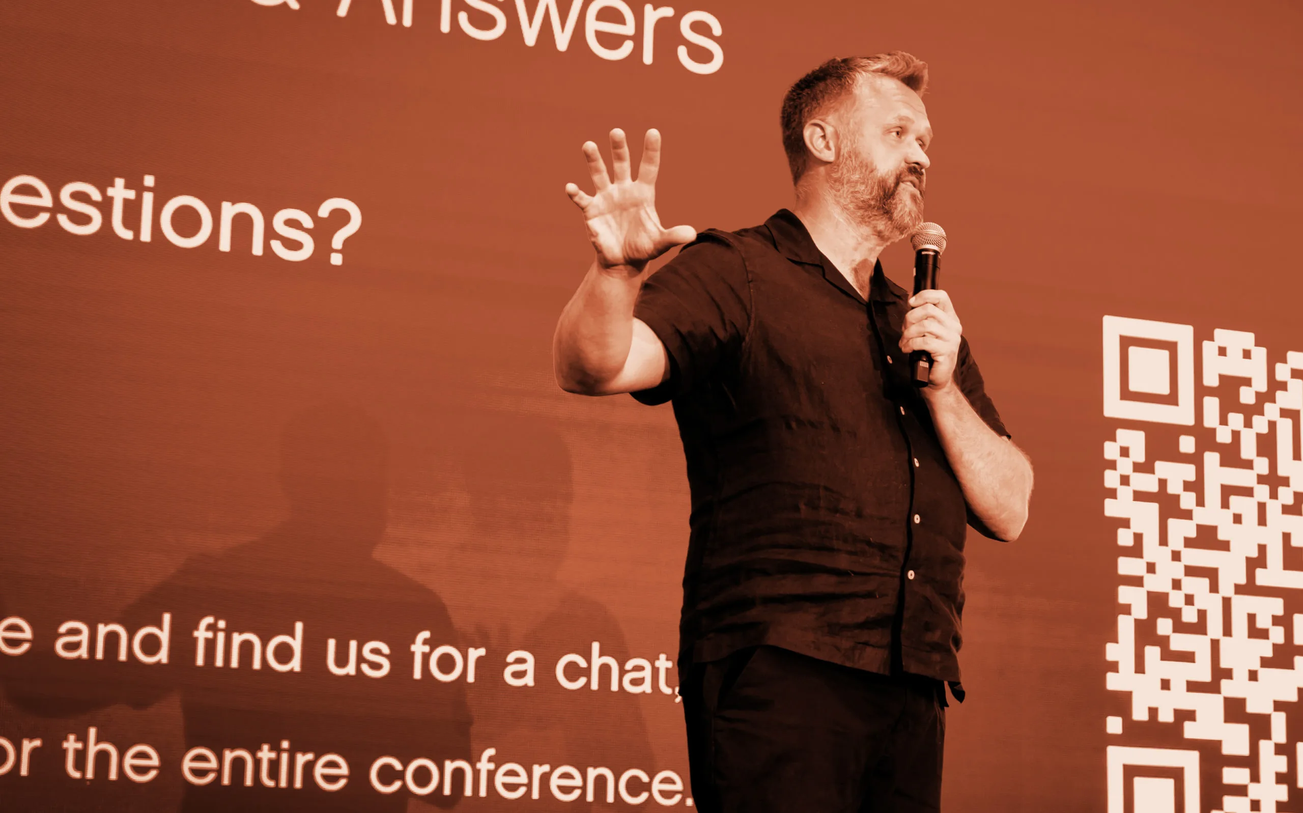 Chris Williams presenting Smartlab