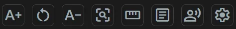 New Siso Smarthub accessibility toolbar