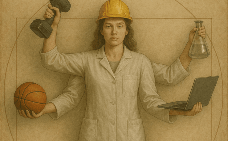 Technician with many different tasks