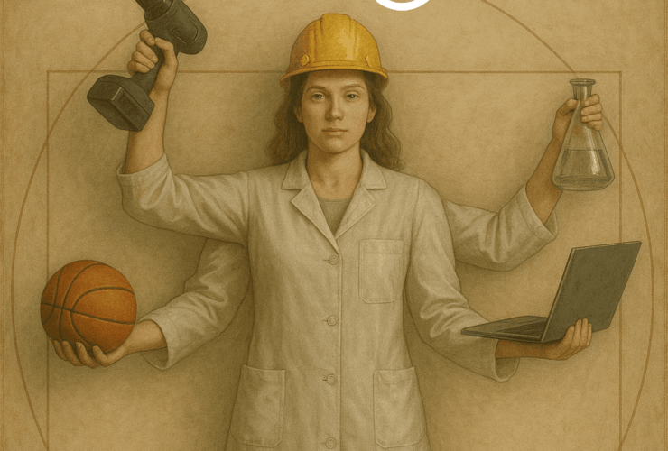 Technician with many different tasks